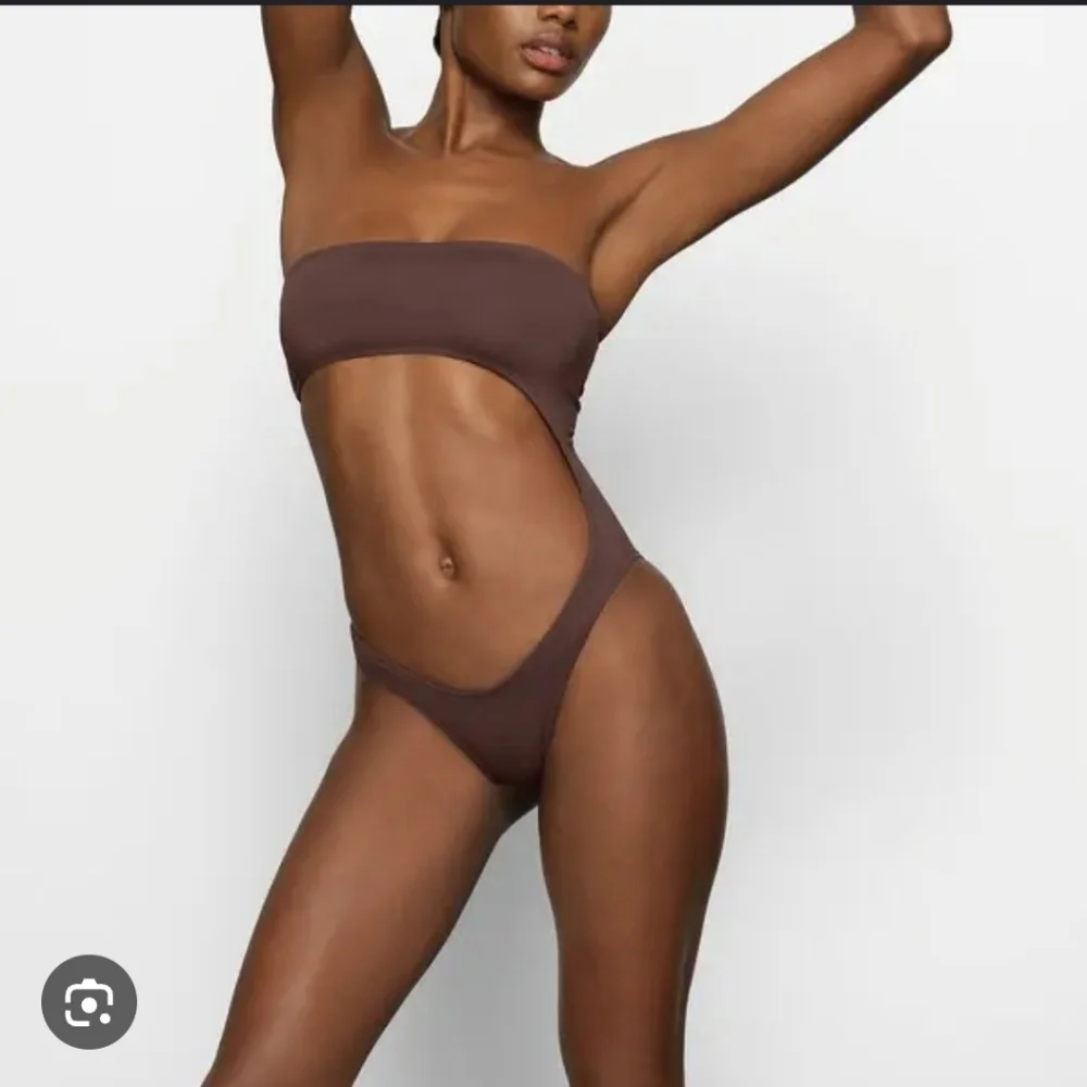 Skims Swimwear Monokini -Cocoa size XL
